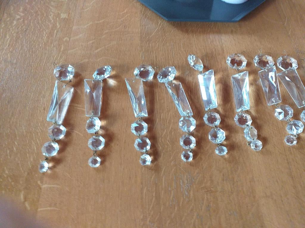Diverses gouttes et pampilles pour lustres et appliques, Enlèvement ou Envoi, Utilisé, Verre