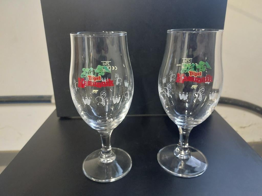 Kanunnik tripel bierglas, Verzamelen, Ophalen of Verzenden, Zo goed als nieuw, Bierglas
