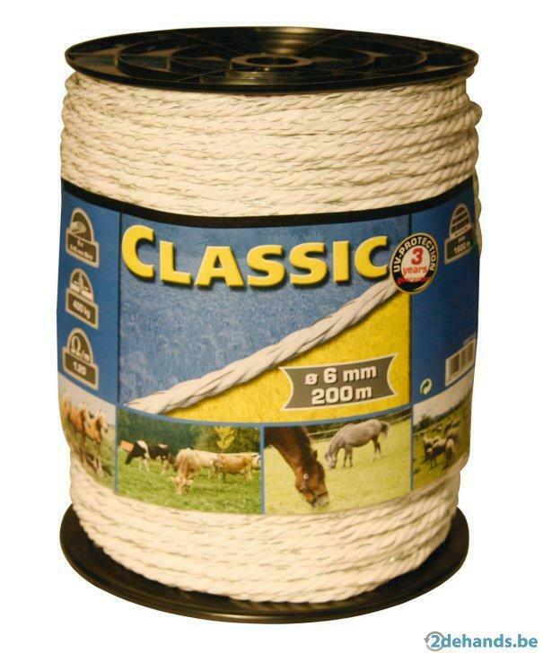Schrikdraad koord Classic 200m, Agrodieren de beste prijzen, Articles professionnels, Agriculture | Outils, Élevage, Atelier, bâtiment ou Enclos