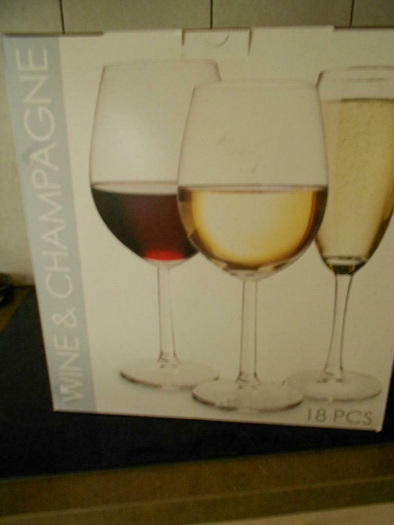 wijn & champagne glazen, Ophalen, Nieuw