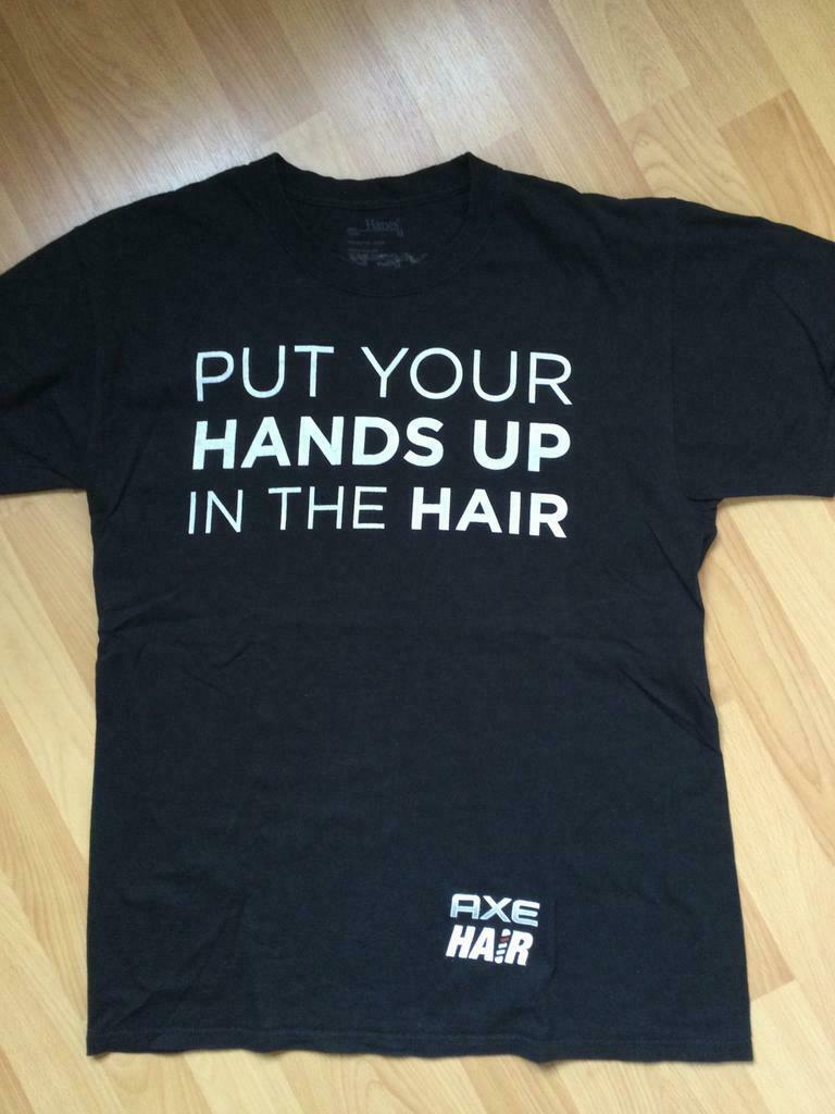 Zwart tshirt met opschrift, Hanes maat M, Ophalen of Verzenden, Maat 48/50 (M), Zwart