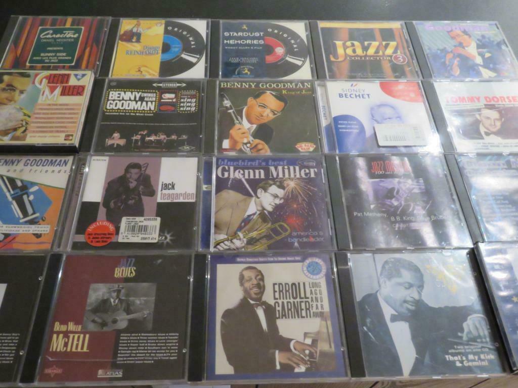 LOT 20 x CD - JAZZ / GOODMAN-WILLIAMSON-BECHET-DORSEY.., Enlèvement ou Envoi, 1940 à 1960, Utilisé, Jazz