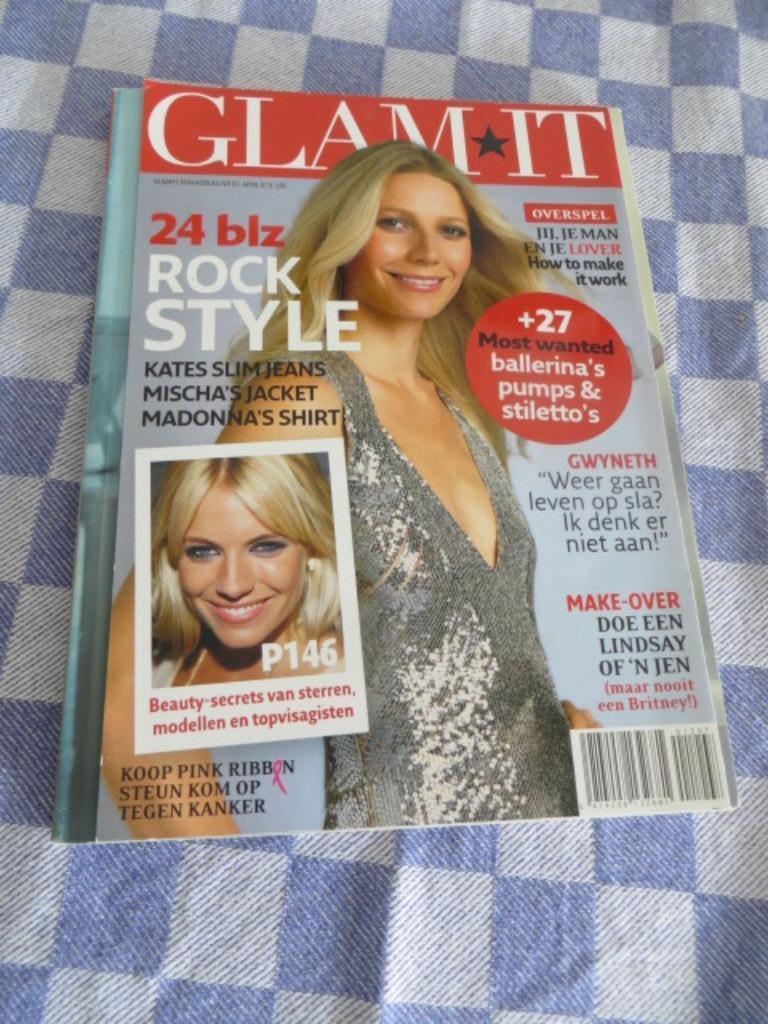 Magazine : Glam*It - Paltrow - Madonna -- april 2007, Ophalen of Verzenden, Gelezen, Mode algemeen
