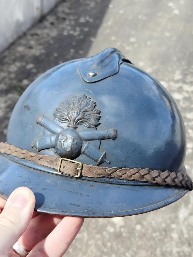 casque adrian militaria rare ww1, Collections, Objets militaires | Général, Enlèvement ou Envoi