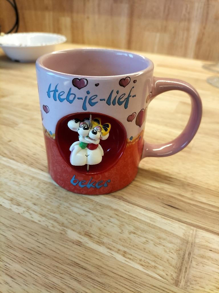 Mok Didl "ik heb je lief", Verzamelen, Ophalen of Verzenden, Zo goed als nieuw