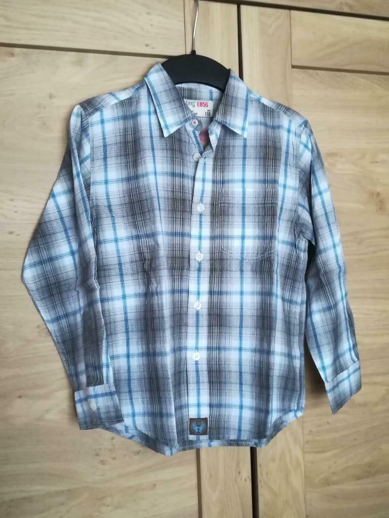 Hemd Eager Beaver maat 110, Envoi, Comme neuf, Garçon, Chemise ou Chemisier