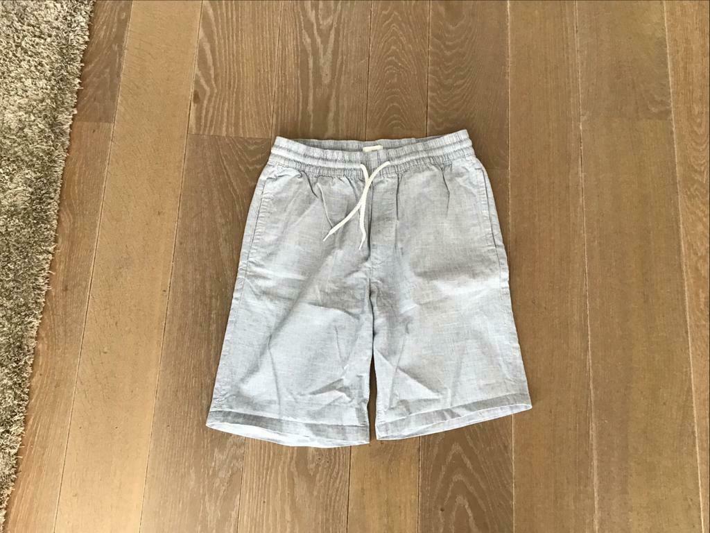 Short h&m maat smal,nieuwstaat,elastische band, Envoi, Comme neuf, Taille 46 (S) ou plus petite, Gris