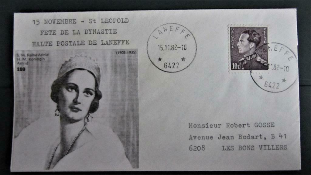 FDC NR.848A- KONING LEOPOLD EN KON.ASTRID (ZELDZAME COVER)., Enlèvement ou Envoi, Affranchi, Dynastie