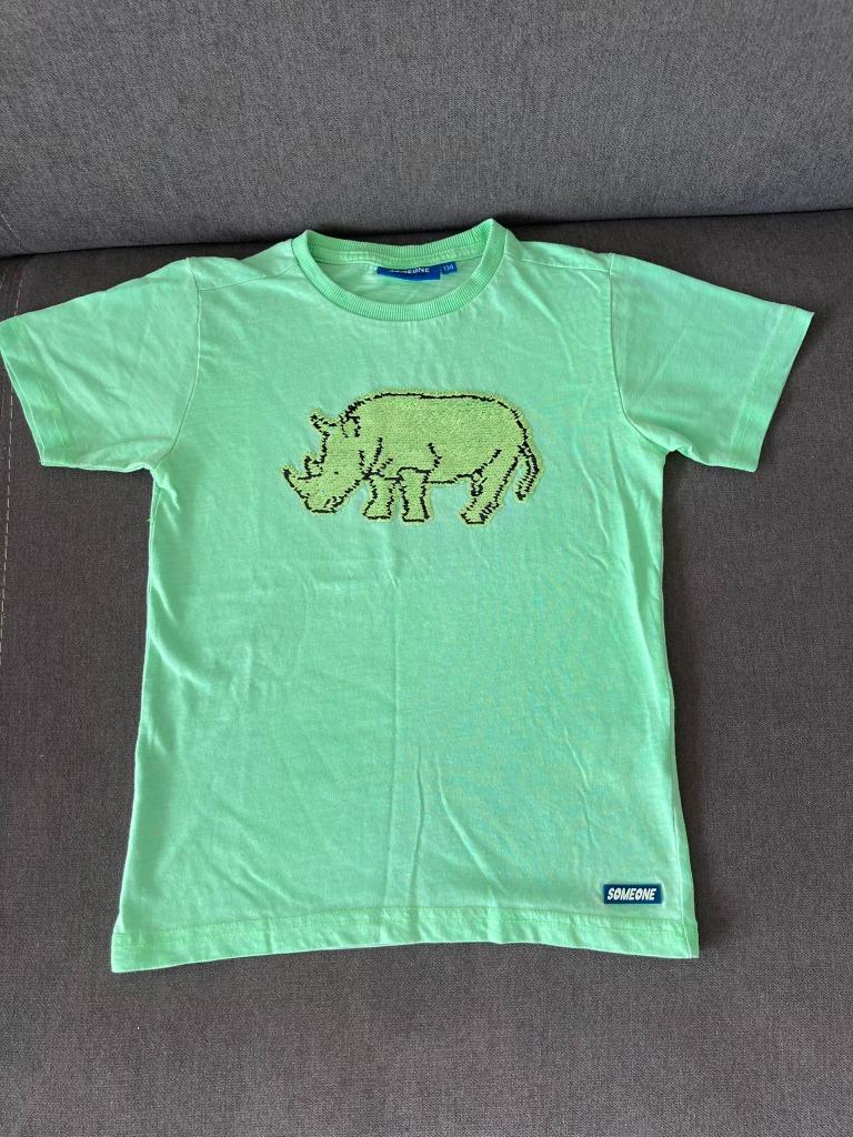 T-shirt Someone taille 134, comme neuf, Garçon, Enlèvement ou Envoi, Chemise ou À manches longues, Comme neuf