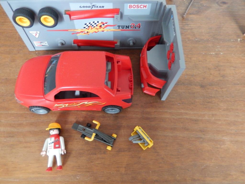 Playmobil: 4321 - Race auto garage(niet compleet, beschadigd, Enlèvement, Utilisé