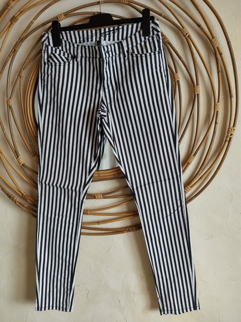 Zachte jeans gestreept maat 40, Ophalen of Verzenden, Zo goed als nieuw, Maat 38/40 (M), Overige kleuren