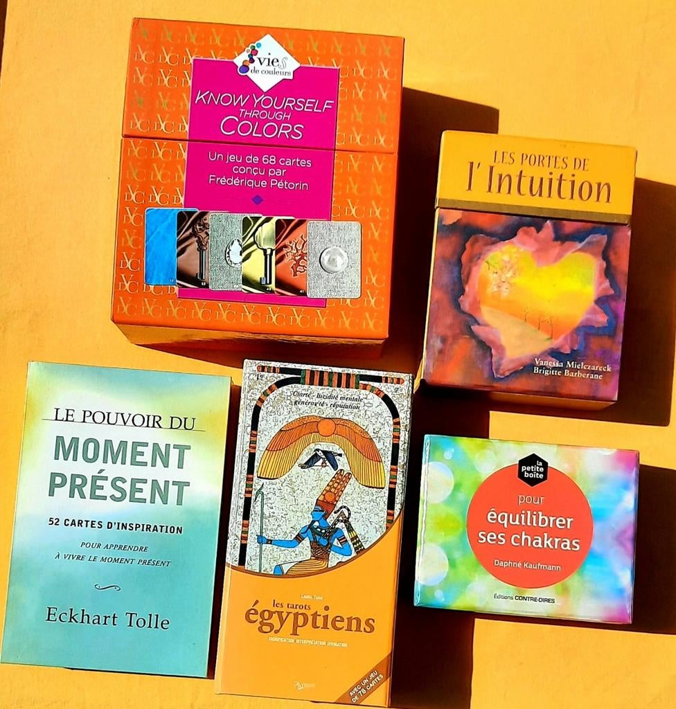 Cartes développement personnel, spiritualité, bien être, Enlèvement, Neuf