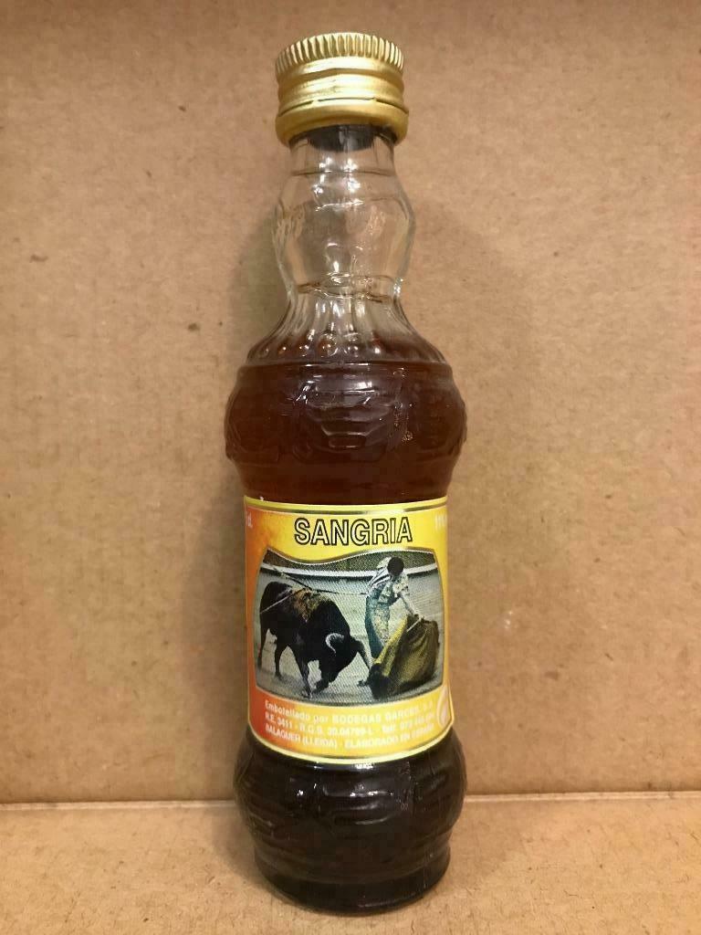 Rosita Sangria - Alcoholmignonette - 5cl - 11% - Spanje, Gebruikt, Spanje, Overige typen, Ophalen of Verzenden