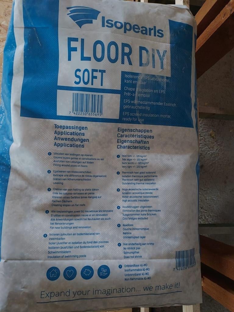 Isopearls (4 zakken van 50 liter), Doe-het-zelf en Bouw, Ophalen, Zo goed als nieuw