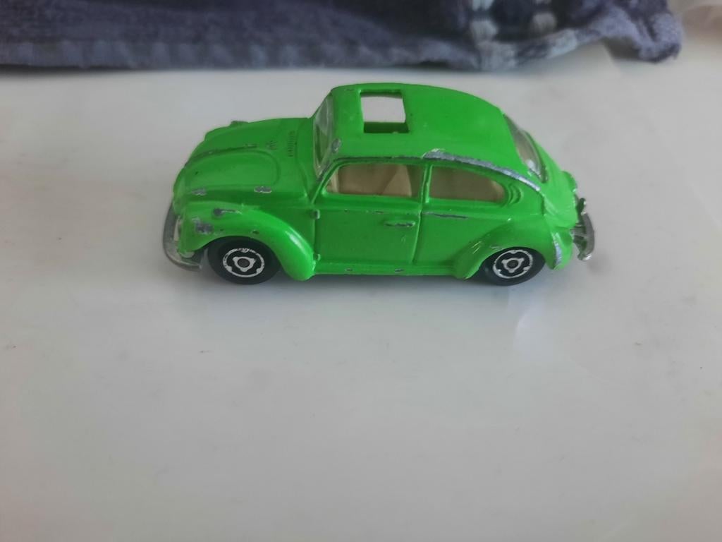 Majorette Volkswagen Beetle groen, Ophalen of Verzenden, Gebruikt, Auto