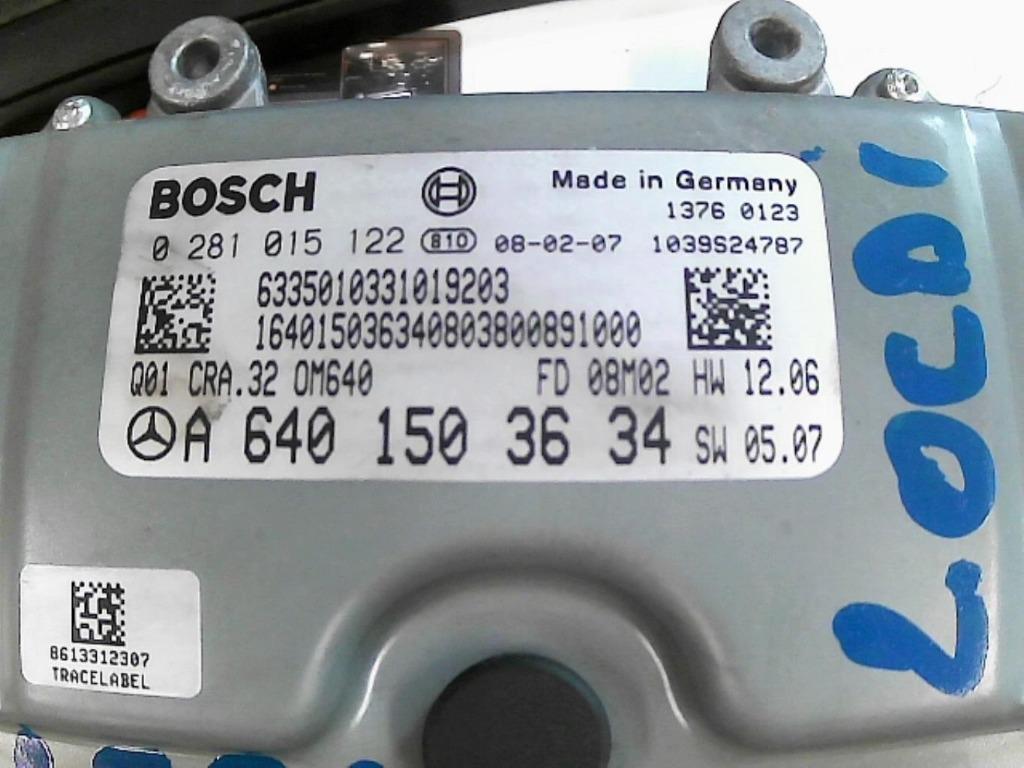 Boitier moteur Mercedes classeB 2.0CDi 80kw 0281015122 (193, Autos : Pièces & Accessoires, Autres pièces automobiles, Enlèvement ou Envoi