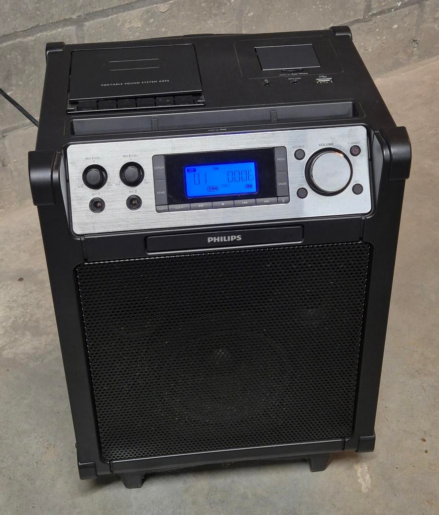 Philips AZP6 draagbare party speaker, Ophalen