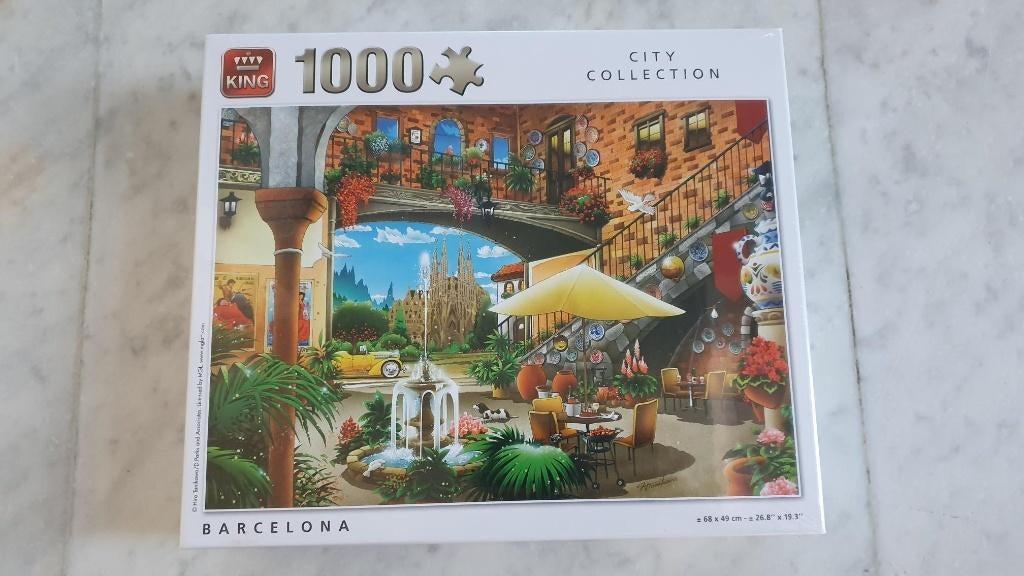King puzzel 1000 stukjes - Nog volledig nieuw, Ophalen, 500 t/m 1500 stukjes, Nieuw, Legpuzzel