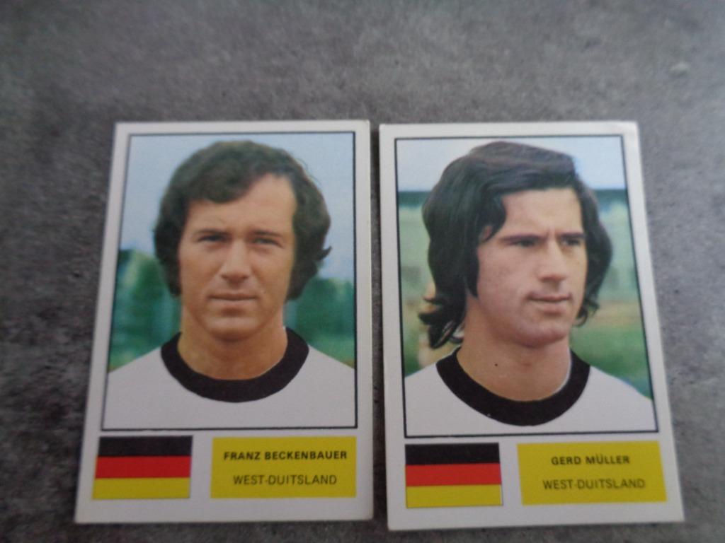 Voetbal prenten WORLD CUP 74 MUNCHEN  2x   anno 1974, Verzenden