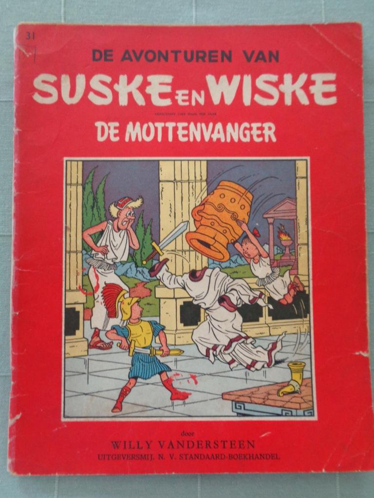 Suske en Wiske - De Mottenvanger (1e druk 1957), Ophalen of Verzenden