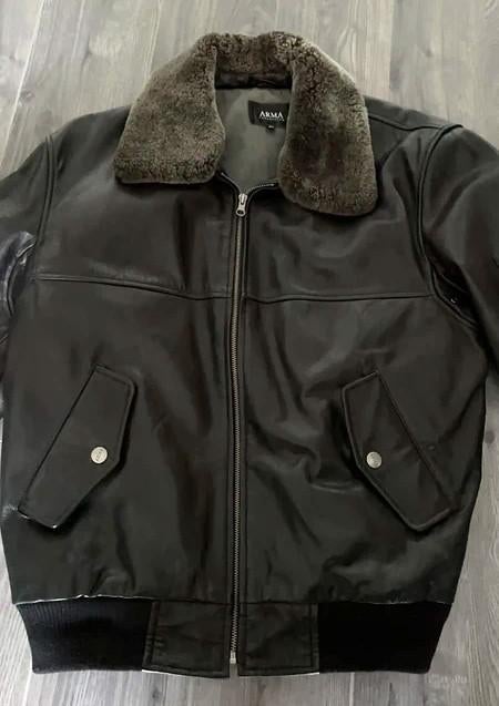 veste blouson aviateur, Enlèvement ou Envoi, Porté, Taille 52/54 (L), Noir