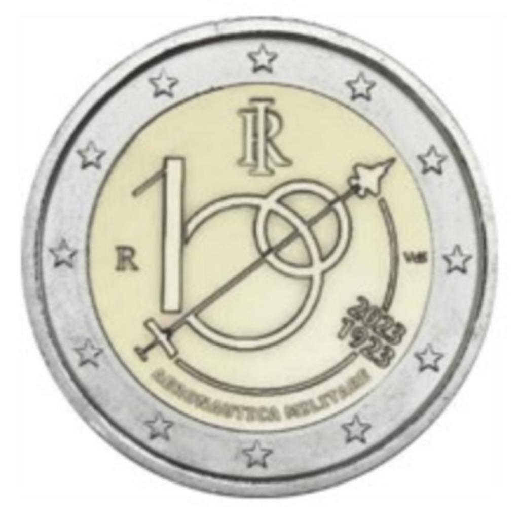 2 euro Italië 2023 Mil. Luchtmacht, Ophalen of Verzenden, Italië, 2 euro