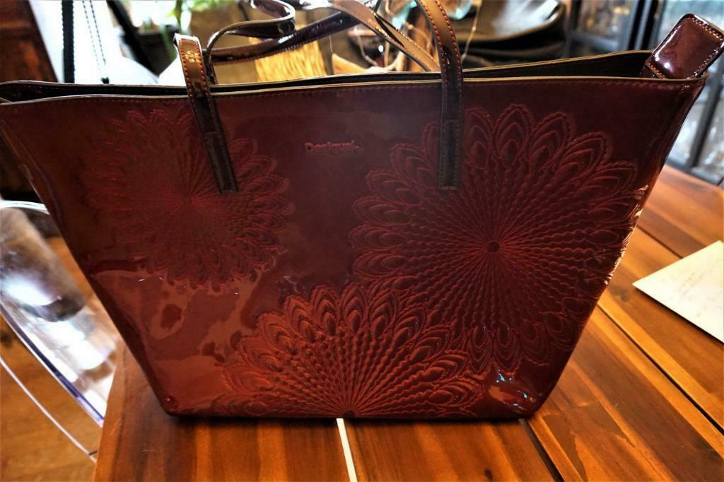 sac cabas rouge DESIGUAL, Enlèvement, Comme neuf, Rouge, Shopper
