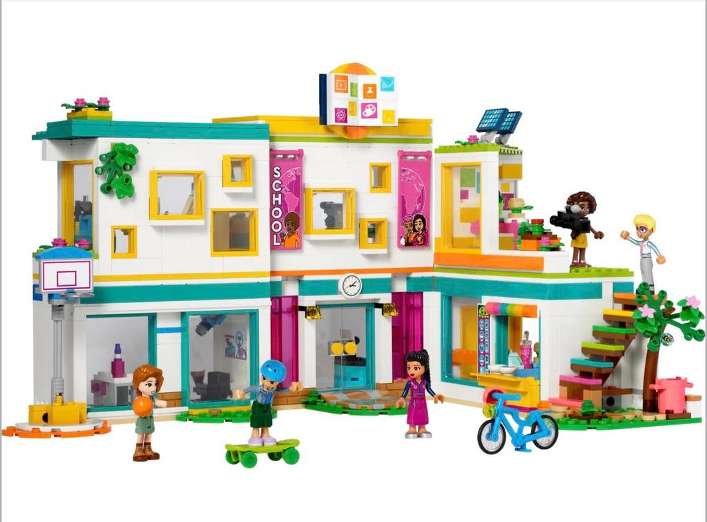 Lego Friends 41731 L’école internationale de Heartlake City, Ophalen of Verzenden, Zo goed als nieuw, Complete set, Lego