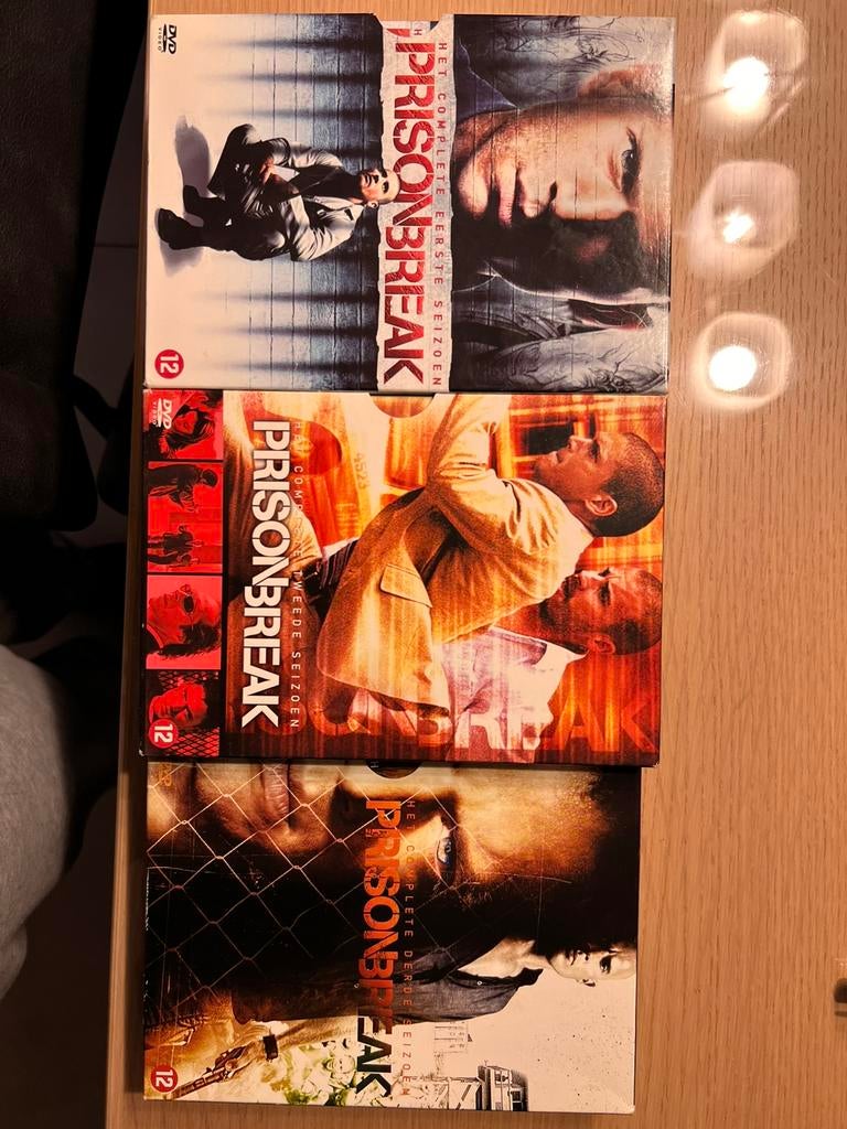 Prison Break seizoen 1, 2 en 3 op DVD, Cd's en Dvd's, Ophalen, Gebruikt