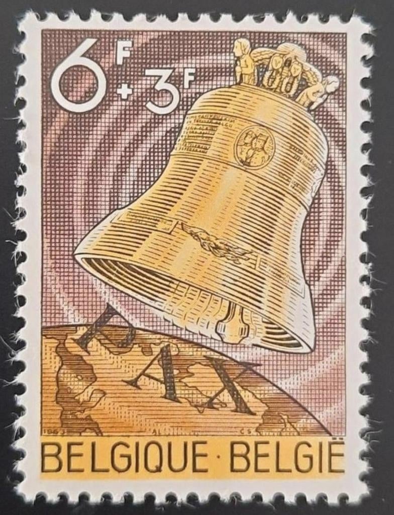 België: OBP 1242 ** Vredesklok 1963., Postzegels en Munten, Frankeerzegel, Ophalen of Verzenden, Zonder stempel, Postfris