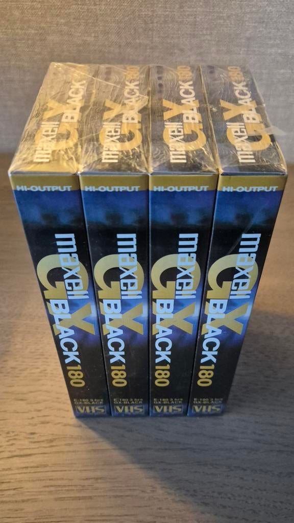 Maxell GX Black 180 - 4 stuks (factory sealed), Ophalen of Verzenden