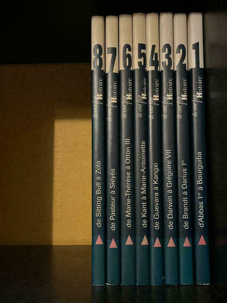 Collection « Ils ont fait l’histoire », Série complète, Larousse, Enlèvement, Général