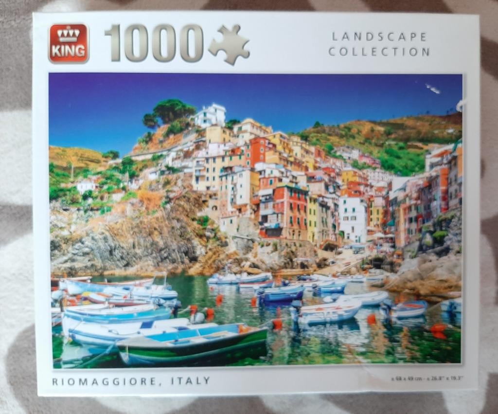 Puzzel Riomaggiore, 1000 stukjes, compleet, Ophalen