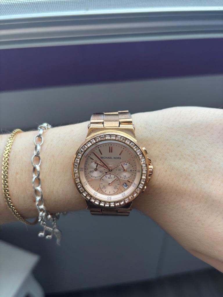 Micheal Kors horloge, Staal, Gebruikt, Staal, Polshorloge