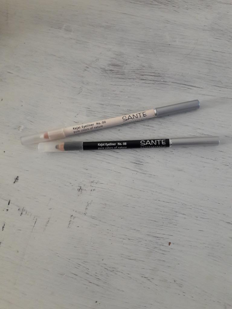 Crayon yeux khôl noir et blanc Santé Naturkosmetik, Bijoux, Sacs & Beauté, Maquillage, Enlèvement ou Envoi, Comme neuf, Yeux