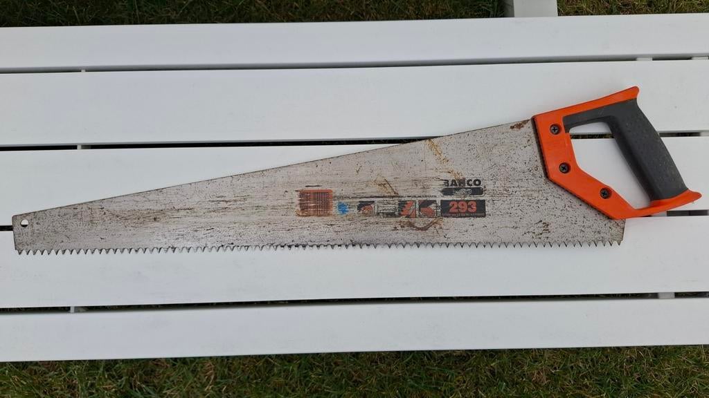 Lot de 2 scies à bois, Jardin & Terrasse, Scies manuelles, Enlèvement ou Envoi, Utilisé, Scie à main, Bahco