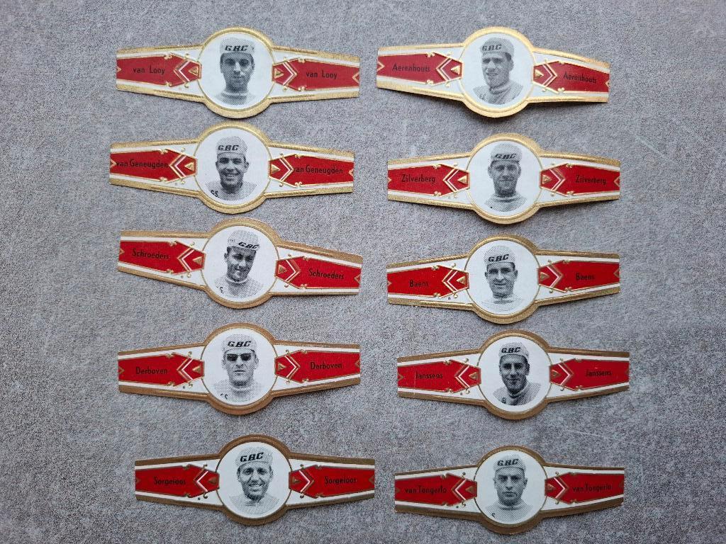 Sigarenbandjes wielrenners "Hudson" - GBC, Verzamelen, Ophalen of Verzenden, Zo goed als nieuw, Overige typen