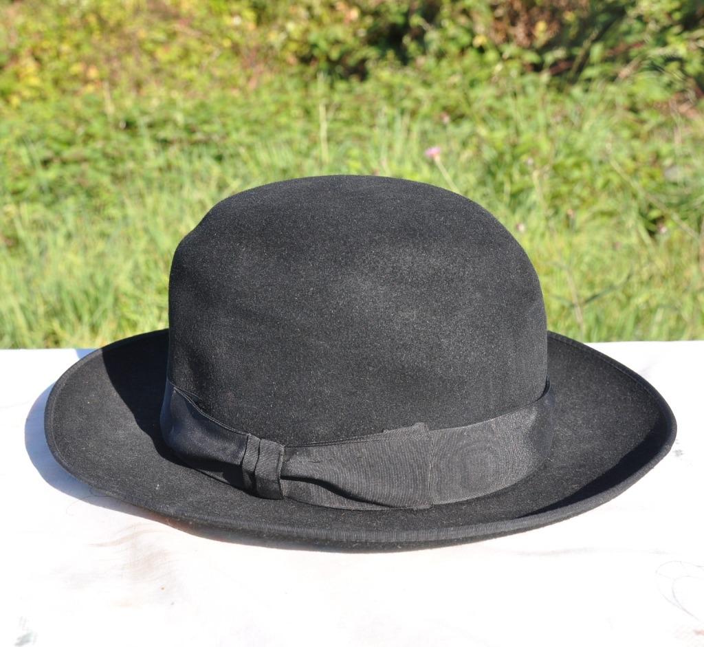 chapeau boule en feutre emerson, Enlèvement ou Envoi, Chapeau, Porté, Emerson