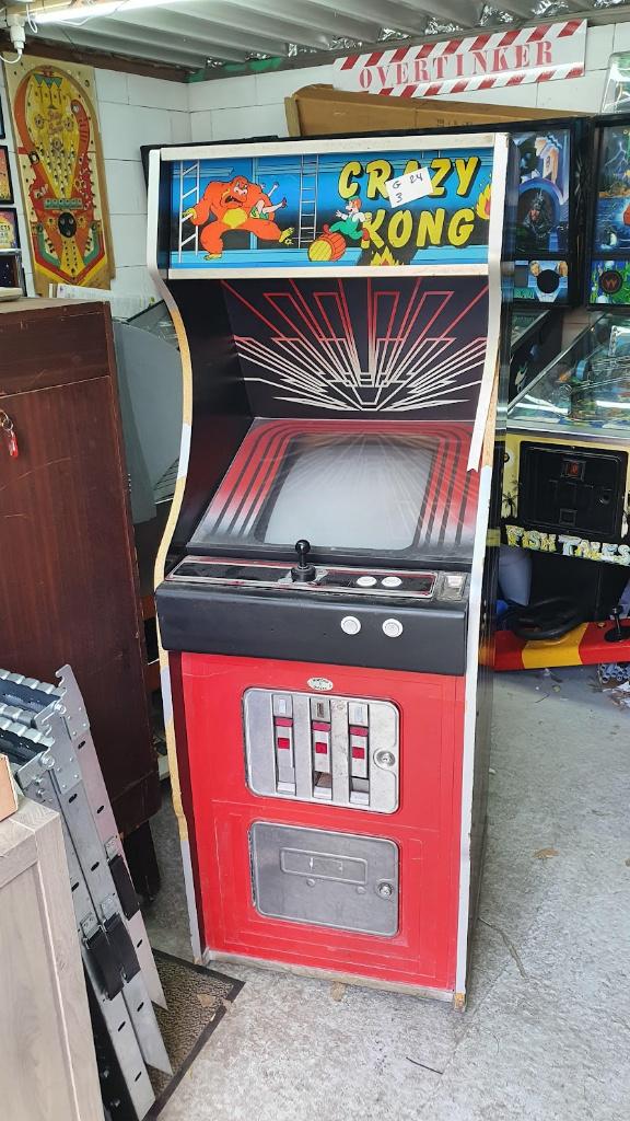 Crazy Kong arcade (Donkey Kong), Ophalen, Gebruikt