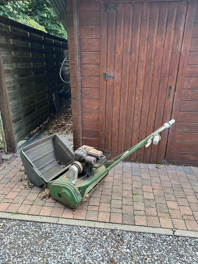 Flandria vintage grasmaaier met werk aan, Tuin en Terras, Ophalen, Gebruikt