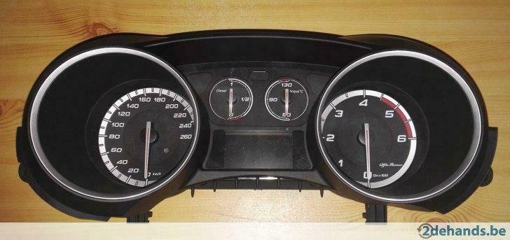 Herstel Km teller Alfa Guiletta instrumentenpaneel, Enlèvement, Utilisé, Alfa Romeo