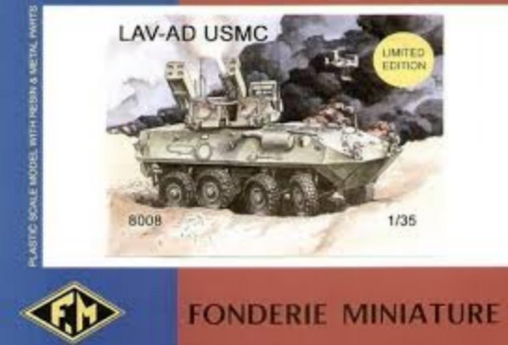 FONDERIE MINIATURE 8008 LA-AD USMC échelle 1/35, Overige merken, Tank, 1:32 tot 1:50, Nieuw