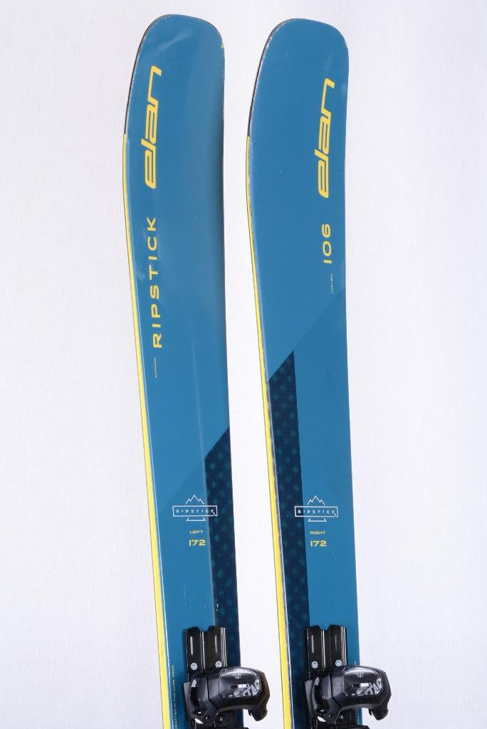 188 freeride ski's ELAN RIPSTICK 106 2022, blue/yellow, Sport en Fitness, Skiën en Langlaufen, Ophalen of Verzenden, Carve, 180 cm of meer