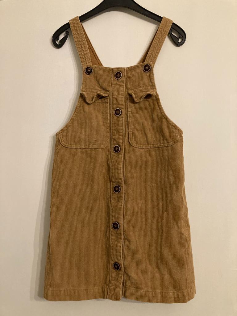 Ribfluwelen okergeel salopette jurkje - Zara - maat 152, Kinderen en Baby's, Gebruikt, Meisje, Ophalen of Verzenden, Zara
