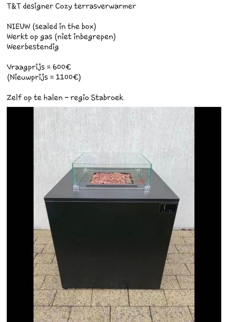 T&T Design Cozy, Tuin en Terras, Ophalen, Nieuw