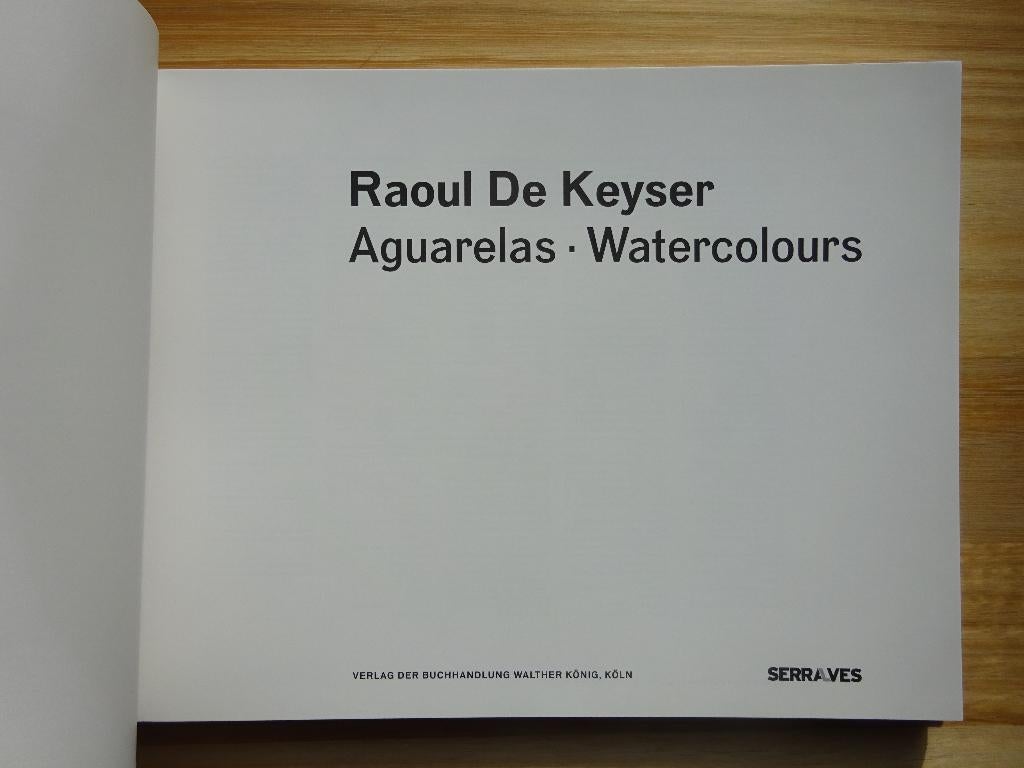 Raoul De Keyser, 2009 Serralves, Portugal, Aquarelas, Ophalen, Nieuw, Schilder- en Tekenkunst
