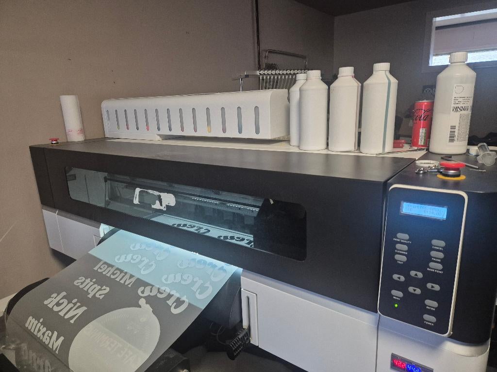 Print en sign handel over te nemen inclusief machines. Dtf