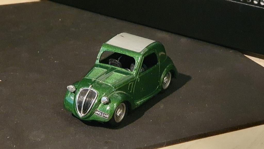 Simca 5 1/43, phares pas originaux, Enlèvement ou Envoi, Utilisé, Voiture