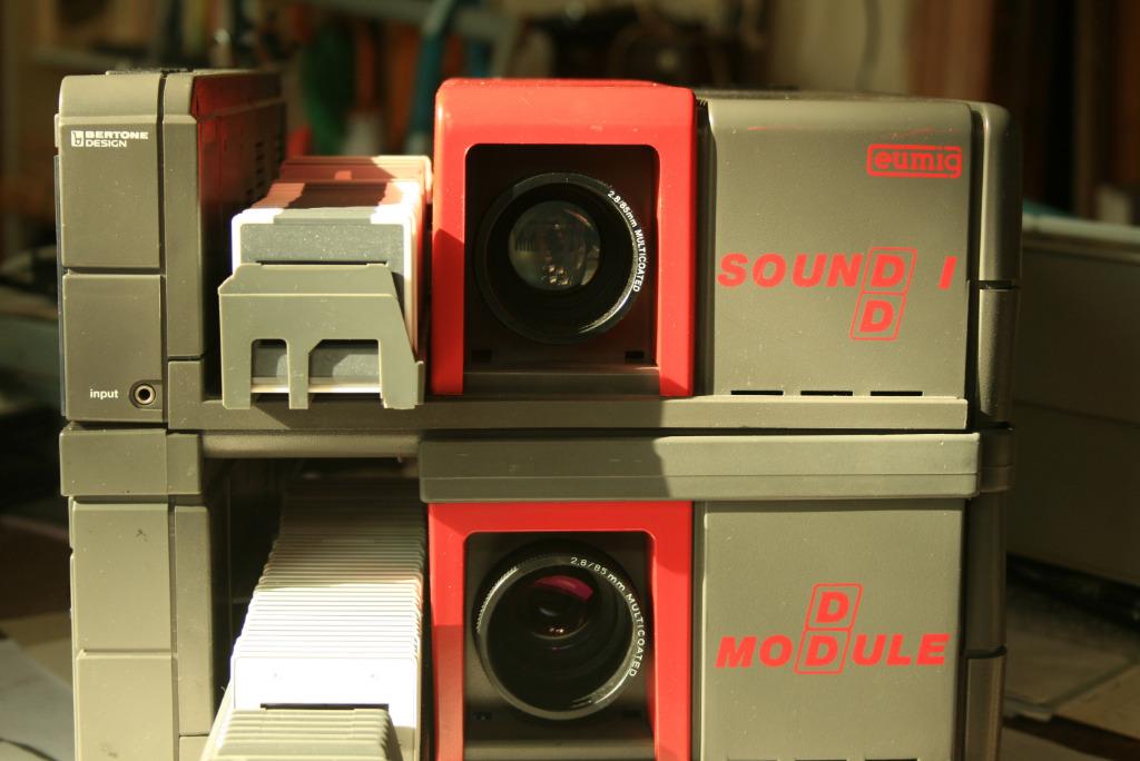 Eumig diaprojector, Enlèvement, Utilisé