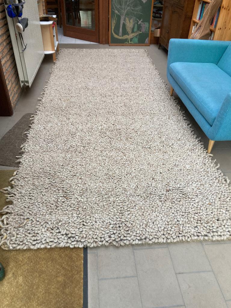 Wollen tapijt BIC, Ophalen, Grijs, 150 tot 200 cm, 200 cm of meer